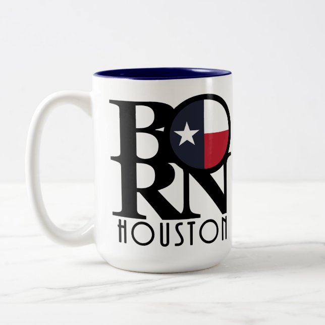 BORN Houston 15oz Two-Tone Coffee Mug (Left)