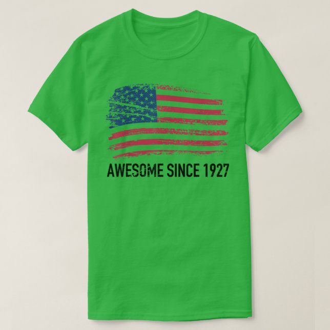 Born in 1927 95 Years Old Made in 1927 95th Birthd T-Shirt (Design Front)