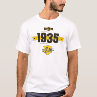born in 1935 (choco&yellow) T-Shirt