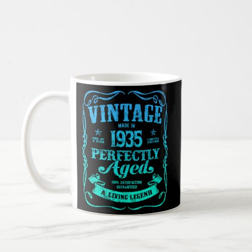 Born In 1935 Perfectly Aged 87Th Py Coffee Mug