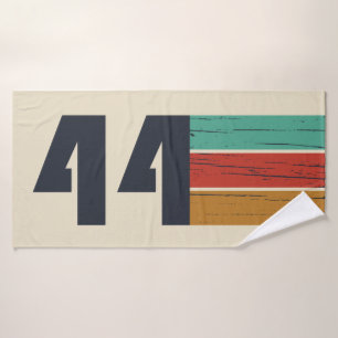 Born in 1944 vintage birthday gift bath towel