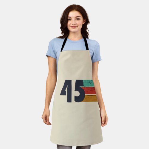 Born in 1945 vintage 80th birthday gifts apron