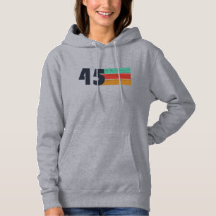 Born in 1945 vintage birthday gift hoodie