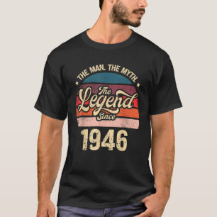 Born in 1946 Gifts Vintage Birthday Funny Made in T-Shirt