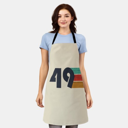 born in 1949 vintage 75th birthday apron