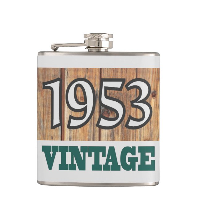Born in 1953 flask (Front)