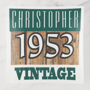 Born in 1953 Vintage Trinket Tray