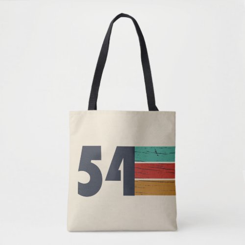 born in 1954 vintage 70th birthday gift tote bag