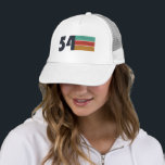 born in 1954 vintage 70th birthday gift trucker hat<br><div class="desc">You can add some originality to your wardrobe with this limited edition original sunset vintage retro-looking birthday design with awesome typography font lettering, it is a great gift idea for men, women, husband, wife girlfriend, and a boyfriend who will love this one-of-a-kind artwork. The best unique and funny holiday present...</div>