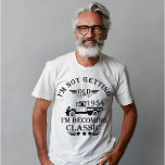 born in 1954 vintage 70th birthday mens gifts T-Shirt<br><div class="desc">You can add some originality to your wardrobe collection with this vintage classic truck graphic design with awesome typography font lettering, is a great gift idea for men, women, husbands, wife grandma, and grandpa who will love this one-of-a-kind artwork. The best amazing and funny holiday present for your happy birthday...</div>