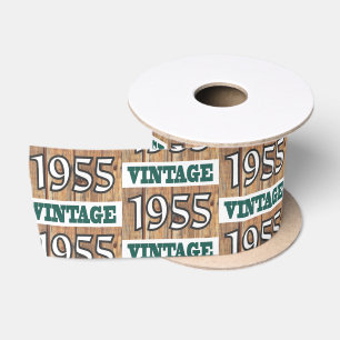 Born in 1955 satin ribbon