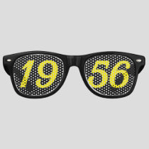 Born in 1956 70th birthday fun shades sunglasses