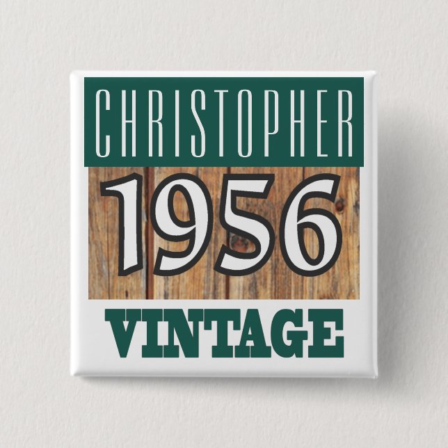 Born in 1956 button (Front)