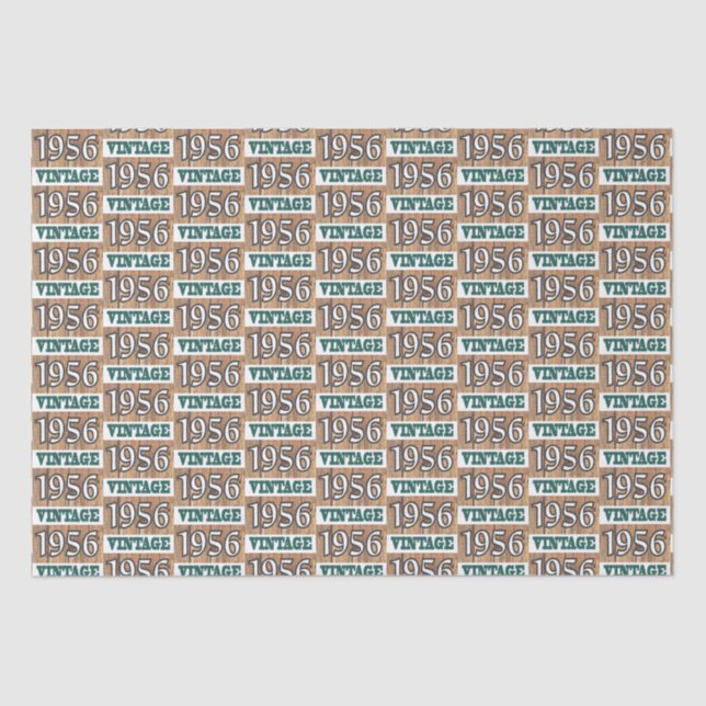 Born in 1956 tissue paper (Front)