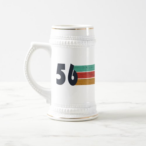 Born in 1956 vintage 70th birthday gift beer stein