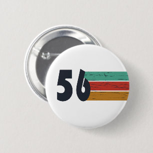 Born in 1956 vintage 70th birthday party button