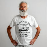 Born in 1956 vintage birthday mens gift T-Shirt<br><div class="desc">You can add some originality with this limited edition, premium quality, and original, classy, retro, and vintage-looking birthday graphic design with a cool typography font. This is a great gift idea for men, women, husbands, wives, girlfriends, and boyfriends who will love this one-of-a-kind piece of art. The best unique and...</div>