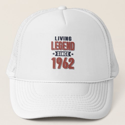 Born in 1962 Birthday Trucker Hat