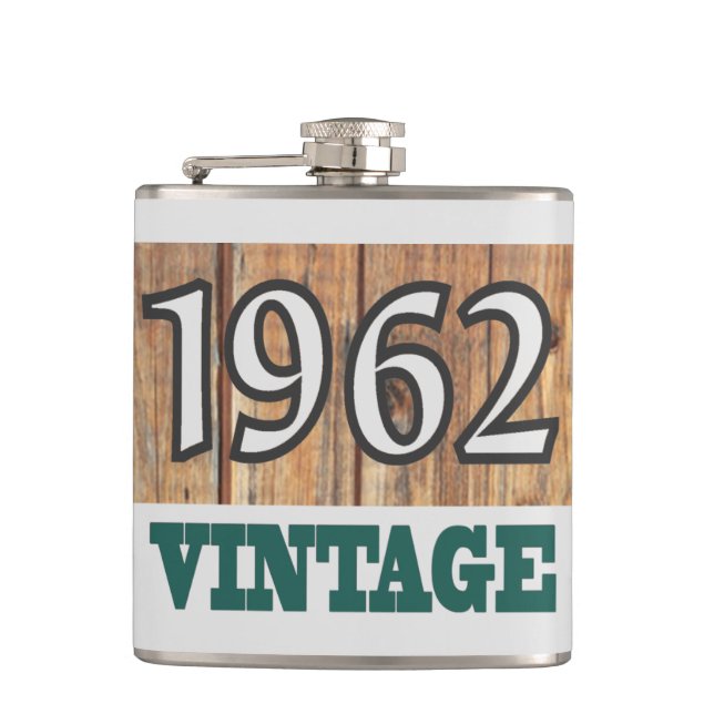 Born in 1962 flask (Front)