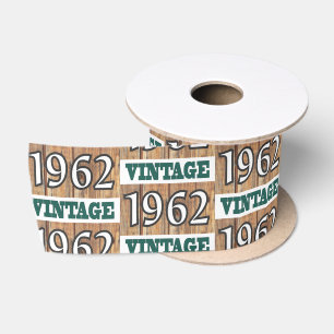 Born in 1962 satin ribbon
