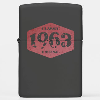 Born in 1963 63 Years Old Limited Edition Zippo Lighter