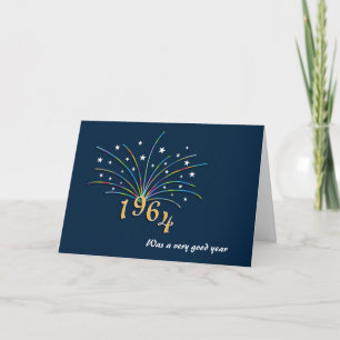 Born in 1964 Birthday Greeting Card