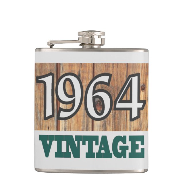 Born in 1964 flask (Front)
