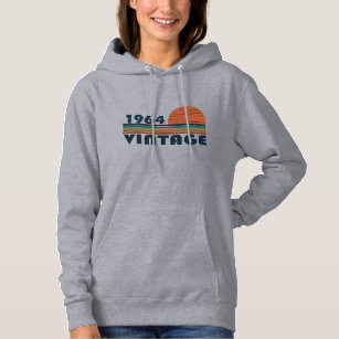 Born in 1964 vintage 60th birthday gifts hoodie