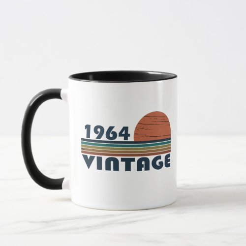 Born in 1964 vintage 60th birthday mug