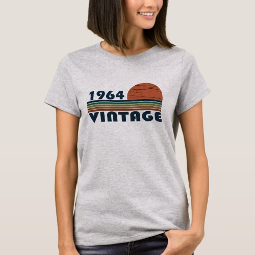 Born in 1964 vintage 60th birthday T_Shirt