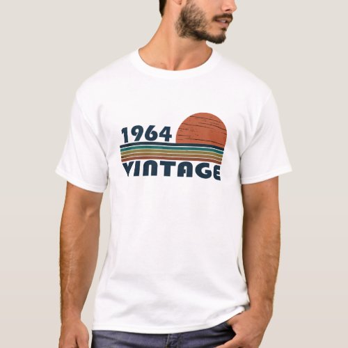 Born in 1964 vintage 60th birthday T_Shirt