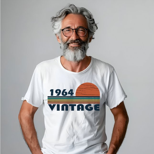 Born in 1964 vintage birthday T-Shirt (Creator Uploaded)