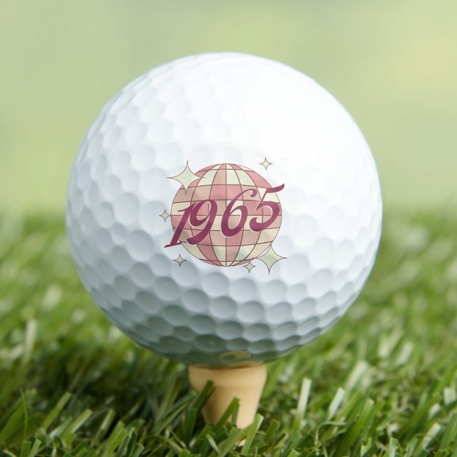 Born in 1965 60th birthday golfing gift  golf balls (Creator Uploaded)