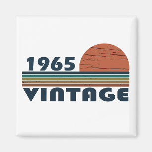 Born in 1965 vintage 60th birthday gift magnet