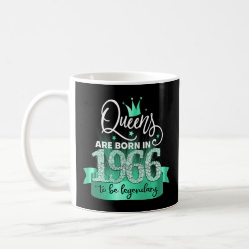Born in 1966 I Black Turquoise Party Outfit  Acce Coffee Mug