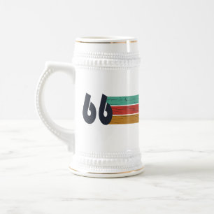 Born in 1966 vintage 60th birthday gift beer stein