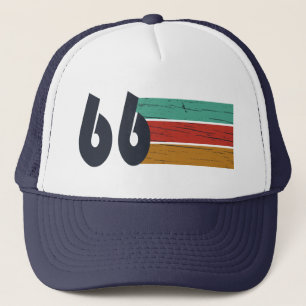 Born in 1966 vintage 60th birthday party trucker hat
