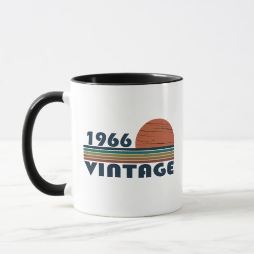 Born in 1966 vintage birthday mug