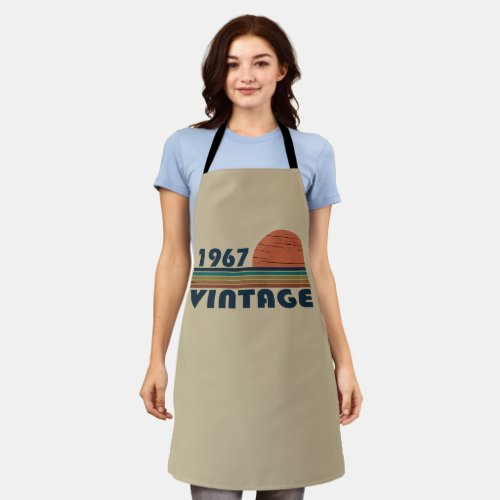 Born in 1967 vintage birthday apron