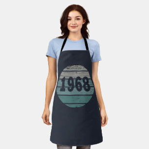 Born in 1968 vintage birthday gift apron