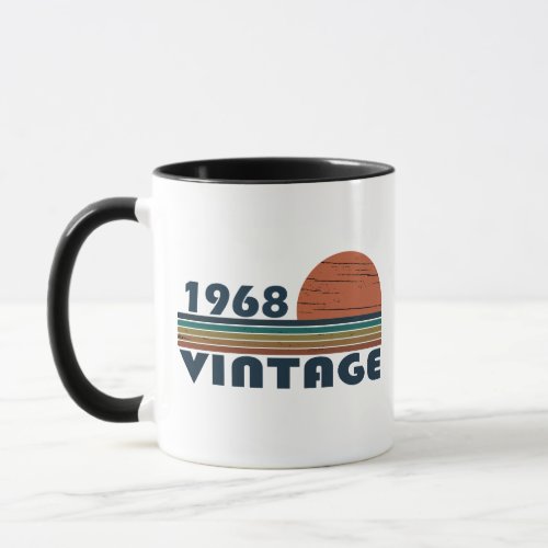 Born in 1968 vintage birthday mug