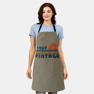 Born in 1969 vintage birthday apron