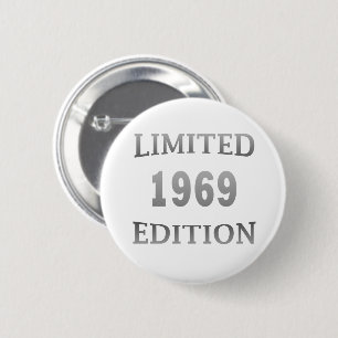 born in 1969 vintage birthday button