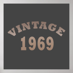 Born in 1969 vintage classic poster
