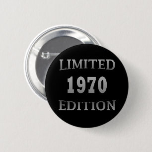 Born in 1970 birthday party button