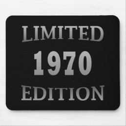 Born in 1970 limited edition 54th birthday mouse pad