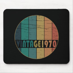 Born in 1970 vintage 54th birthday mouse pad