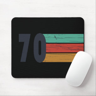 Born in 1970 vintage birthday gift mouse pad