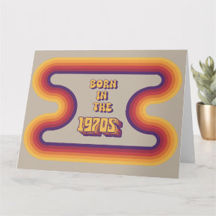 Born in 1970s, Millennials, Gen X, Birth Year Card
