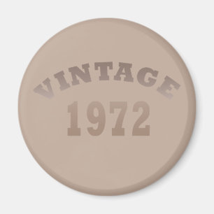 Born in 1972 elegant modern vintage birthday party magnet